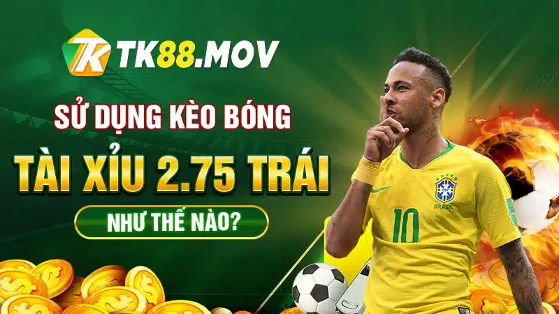 Kèo tài xỉu 2.75 trái