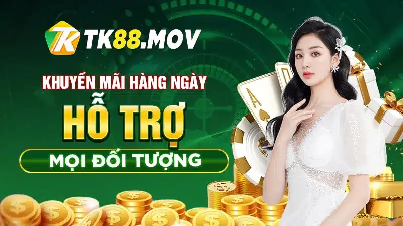 Khuyến mãi hằng ngày tại TK88