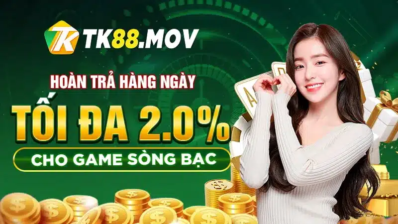 Khuyến mãi hoàn trả mỗi ngày tại các sòng bạc TK88