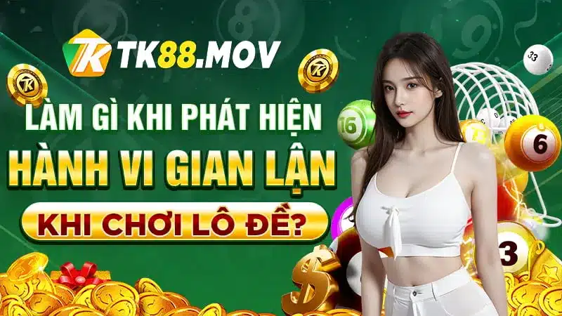 Nên làm gì khi phát hiện hành vi gian lận khi chơi lô đề TK88