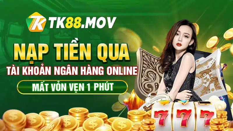 Nạp tiền TK88 qua hình thức nạp online