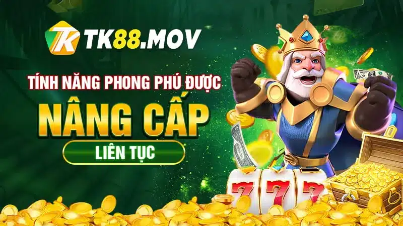 Các tính năng trong game slot phong phú và đa dạng